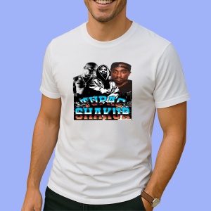 Tricou Tupac City Monochrome, muzica Indie Pop, Dama | Barbat | Copii - Img 2