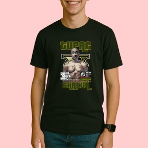 Tricou Tupac GTA V Muscles, muzica Pop, Dama | Barbat | Copii, Culoare Negru