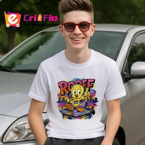 Tricou Tweety Rooster Microfon si soare, look fresh Copii | Dama | Barbat - Img 11