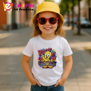 Tricou Tweety urban cu skateboard si hanorac galben Copii | Dama | Barbat Barbat - Img 14