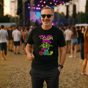 Tricou Tyler, The Creator - GOLF Zombie Art, muzica Hip-Hop / Pop / Rock, Dama | Barbat | Copii, Culoare Negru - Img 9