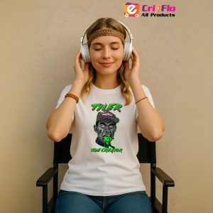 Tricou Tyler, The Creator - Green Drip, muzica Hip-Hop / Pop / Rock, Dama | Barbat | Copii - Img 9