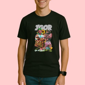 Tricou Tyler, The Creator - IGOR, muzica Hip-Hop / Trap, Dama | Barbat | Copii, Culoare Negru - Img 3