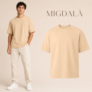 Tricou unisex bărbat oversize Malfini Stage 812, model larg și lejer, 100% bumbac - Img 19