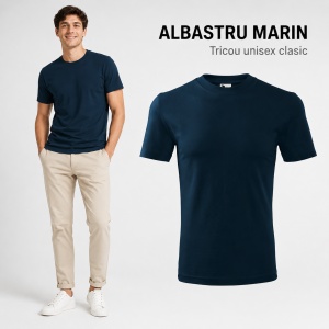 Tricou unisex clasic damă și bărbat Malfini Classic 101, 100% bumbac, 160 g/mp - Img 12