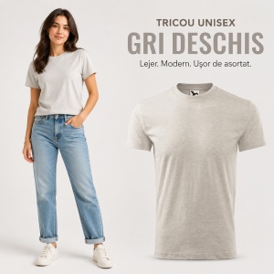 Tricou unisex damă și bărbat Malfini Heavy 110, 100% bumbac, 200 g/mp, S–3XL - Img 15