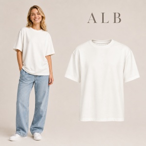 Tricou unisex oversize damă Malfini Stage 812, model larg și lejer, 100% bumbac - Img 10
