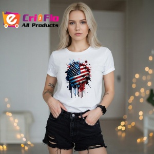 Tricou USA Steag Splash Art, Copii | Dama | Barbat - Img 11