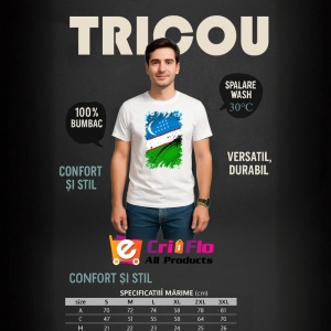 Tricou Uzbekistan Steag Splash Art, Copii | Dama | Barbat - Img 5