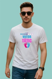 Tricou Viitor Tatic Loading, din bumbac 100%, tricou alb, Dama | Barbat - Img 2