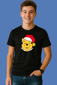 Tricou Winnie Chip Zambitor Cu Caciula Mosului, din bumbac 100% Copii | Dama | Barbat - Img 2