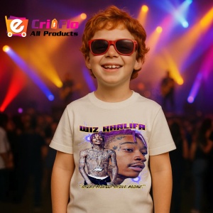 Tricou wiz khalifa ganditor, muzica EDM / Pop / Electropop, Dama | Barbat | Copii - Img 14