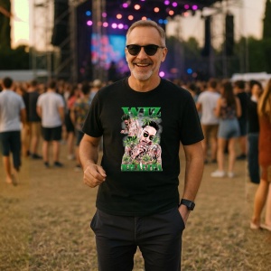 Tricou wiz khalifa jungle, muzica Hip-Hop / Trap, Dama | Barbat | Copii, Culoare Negru - Img 9