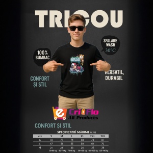 Tricou Work Hard Nap Harder Motivat Somnoros, Copii | Dama | Barbat, culoare negru - Img 5