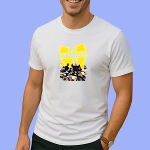 Tricou Wu-Tang Clan - Yellow Logo, muzica Hip-Hop / Trap, Dama | Barbat | Copii - Img 2