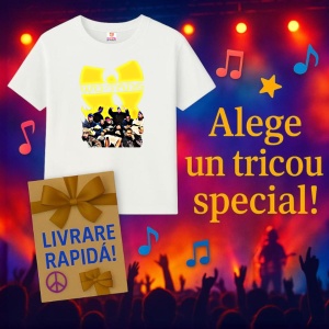 Tricou Wu-Tang Clan - Yellow Logo, muzica Hip-Hop / Trap, Dama | Barbat | Copii - Img 11