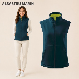 Vestă Damă tip Jachetă Softshell fără Mâneci, Elastică și Călduroasă – Vision 516 - Img 12