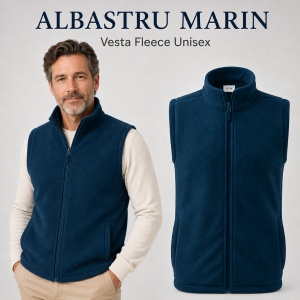 Vesta Polar Fleece Unisex Bărbat cu Fermoar Malfini Next 518 – 280 g/m² - Img 13