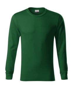 Bluza cu maneca lunga unisex de culoare verde inchis