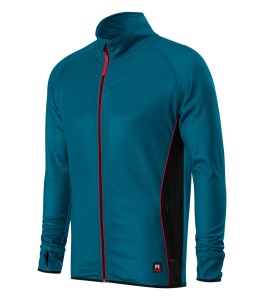 Bluza cu fermoar si maneca lunga pentru barbati de culoare albastru