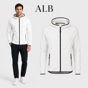Bluza Fleece Tip Hanorac Bărbați cu Glugă și Fermoar Malfini 417 Direct – 240 g/m² - Img 11
