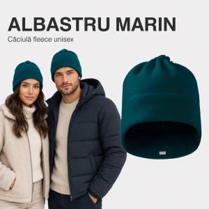 Căciulă Polar Fleece Unisex 2 în 1 – Căciulă sau Fular Malfini Practic 519 - Img 12