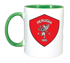 Cana AC Perugia Italia , cu logoul stema echipei, Cadoul Perfect - Img 3