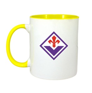Cana ACF Fiorentina Italia , cu logoul stema echipei, Cadoul Perfect - Img 5