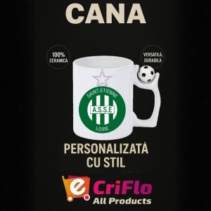Cana AS Saint-etienne Franta , cu logoul stema echipei, Cadoul Perfect - Img 13