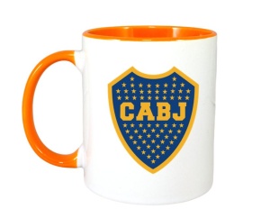 Cana Boca Juniors Argentina , cu logoul stema echipei, Cadoul Perfect - Img 7