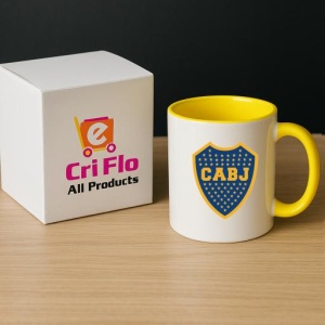 Cana Boca Juniors Argentina , cu logoul stema echipei, Cadoul Perfect - Img 29