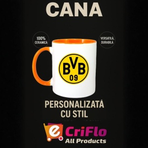 Cana Borussia Dortmund Germania , cu logoul stema echipei, Cadoul Perfect - Img 40