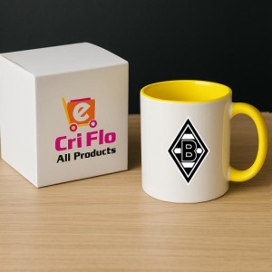 Cana Borussia Monchengladbach Germania , cu logoul stema echipei, Cadoul Perfect - Img 29