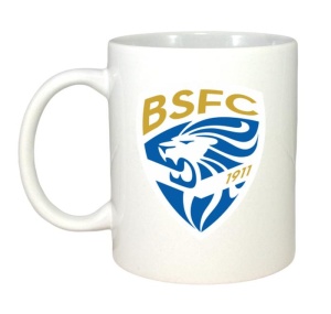 Cana Brescia calcio Italia , cu logoul stema echipei, Cadoul Perfect - Img 2