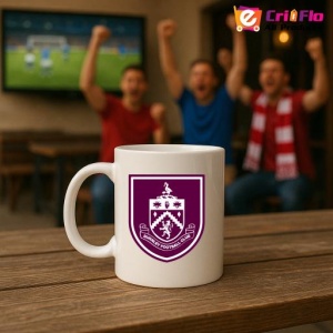 Cana Burnley Anglia , cu logoul stema echipei, Cadoul Perfect - Img 18