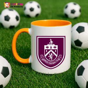 Cana Burnley Anglia , cu logoul stema echipei, Cadoul Perfect - Img 43