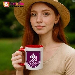 Cana Burnley Anglia , cu logoul stema echipei, Cadoul Perfect - Img 48