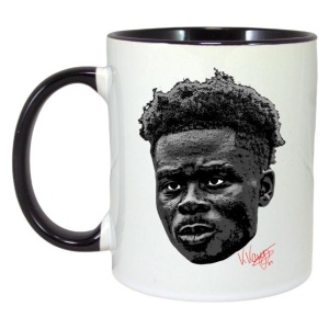 Cana cu fotbalistul Bukayo Saka-Arsenal FC