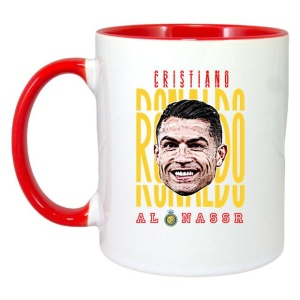 Cana cu fotbalistul Cristiano Ronaldo-Al-Nassr - Img 2
