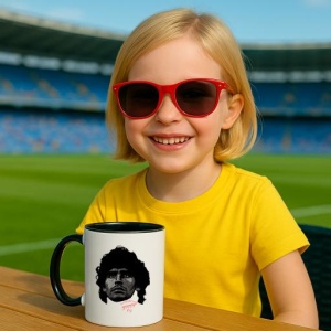 Cana cu fotbalistul Diego Armando Maradona-Napoli - Img 16