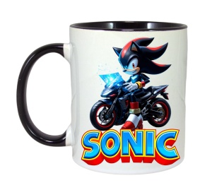 Cana cu Sonic Shadow pe motocicleta - Viteza Intunecata - Img 6