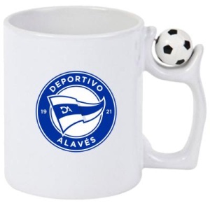 Cana Deportivo Alaves Spania , cu logoul stema echipei, Cadoul Perfect