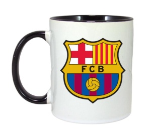 Cana FCB Spania , cu logoul stema echipei, Cadoul Perfect - Img 6