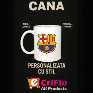Cana FCB Spania , cu logoul stema echipei, Cadoul Perfect - Img 15