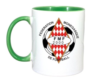 Cana Federation monegasque de football Monaco , cu logoul stema echipei, Cadoul Perfect - Img 3