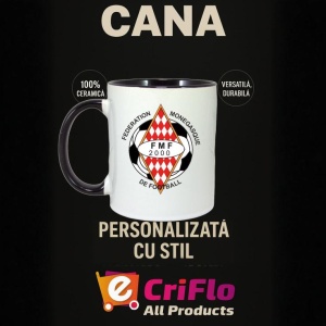 Cana Federation monegasque de football Monaco , cu logoul stema echipei, Cadoul Perfect - Img 35