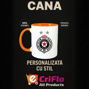 Cana FK Partizan Serbia , cu logoul stema echipei, Cadoul Perfect - Img 40