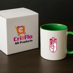 Cana Granada CF Spania , cu logoul stema echipei, Cadoul Perfect - Img 19