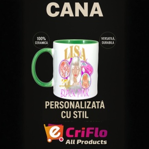 Cana K-POP cu formatia trupa KPOP LISA BLACK PINK 709 - Img 23