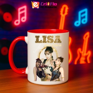 Cana K-POP cu formatia trupa KPOP LISA GOLD 710 - Img 46